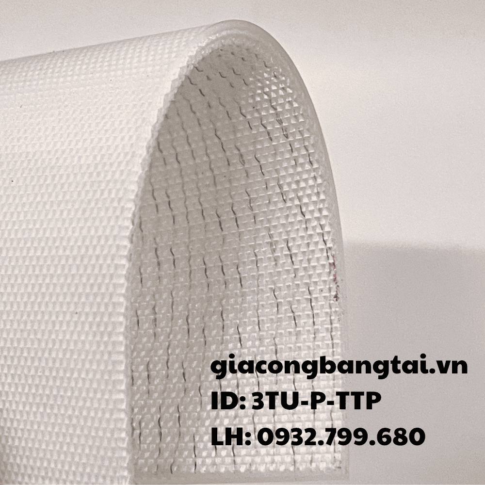 Băng tải PVC trắng 3 ly